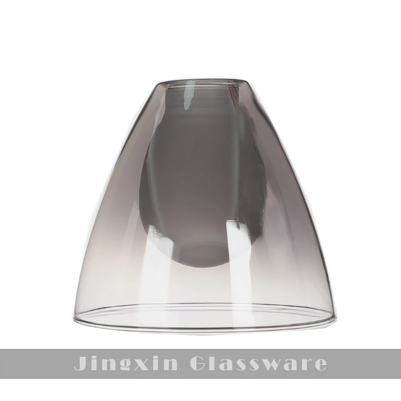 Smoke Double Wall Glas Pære Cover