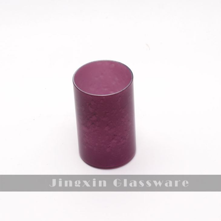 Maskinpresset farvet glas lyskop