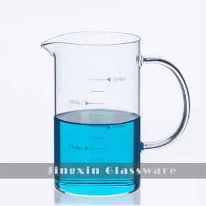 500 ml glasbægere med håndtag